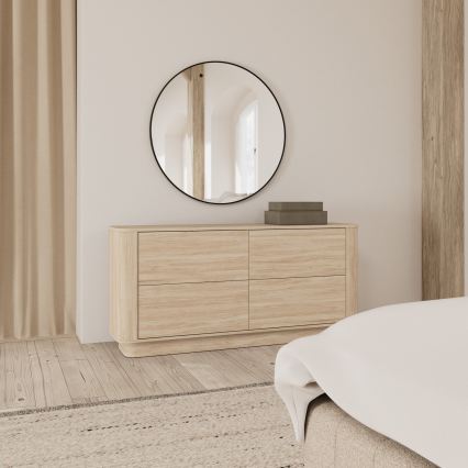 Cómoda MADERA 160x75 cm en roble blanco