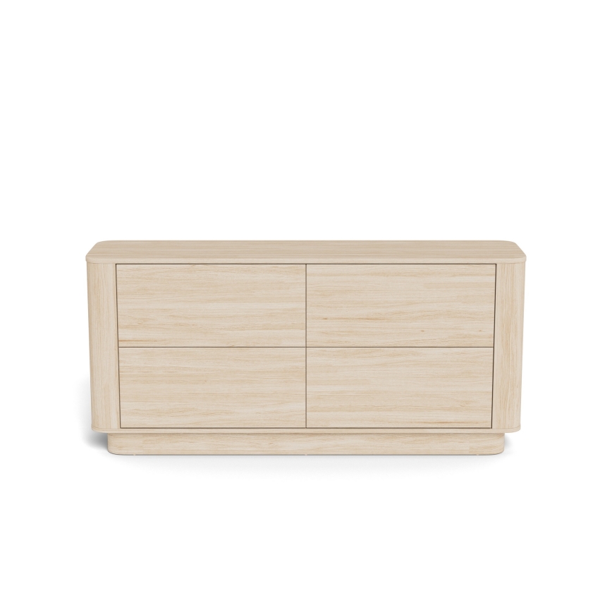 Cómoda MADERA 160x75 cm en roble blanco