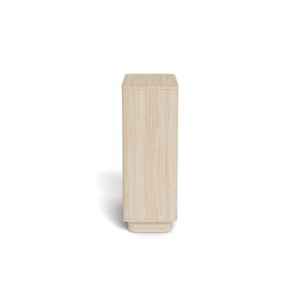 Cómoda MADERA 90x107 cm roble blanco