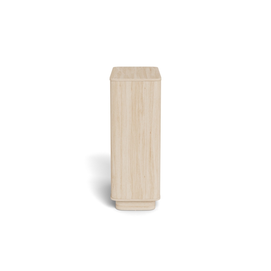 Cómoda MADERA 90x107 cm roble blanco