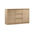 Cómoda MIYABI 138x86x40 cm roble Cremona