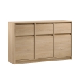 Cómoda MIYABI 138x86x40 cm roble Cremona