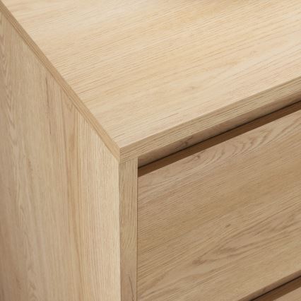 Cómoda MIYABI 138x86x40 cm roble Cremona