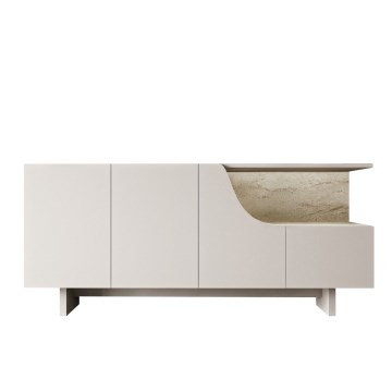 Cómoda ORBIS 180x40 cm crema/beige