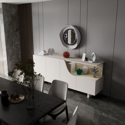 Cómoda ORBIS 180x40 cm crema/beige
