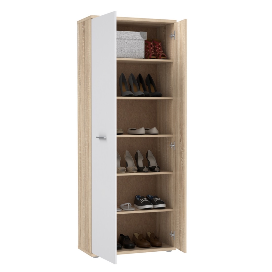 Cómoda/Zapatero SIMO roble sonoma/blanco