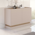 Cómoda ZARPANT 120x75 cm beige/roble Cremona