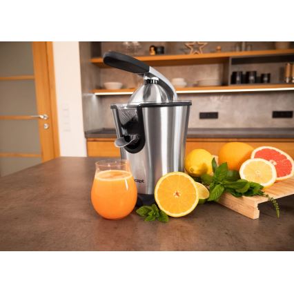 Concept CE3520 - Exprimidor de palanca para cítricos, 0,75 l, 160 W/230 V, acero inoxidable