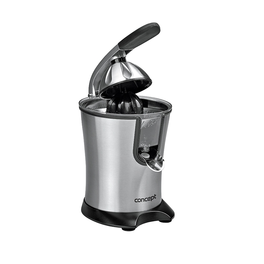 Concept CE3520 - Exprimidor de palanca para cítricos, 0,75 l, 160 W/230 V, acero inoxidable