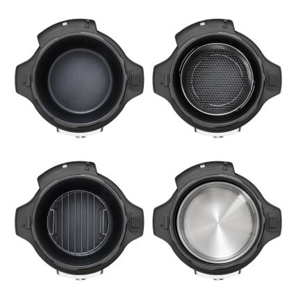 Concept CK8000 - Olla a presión eléctrica multifuncional y freidora de aire 5,6 l 11 en 1 1500W/230V negra