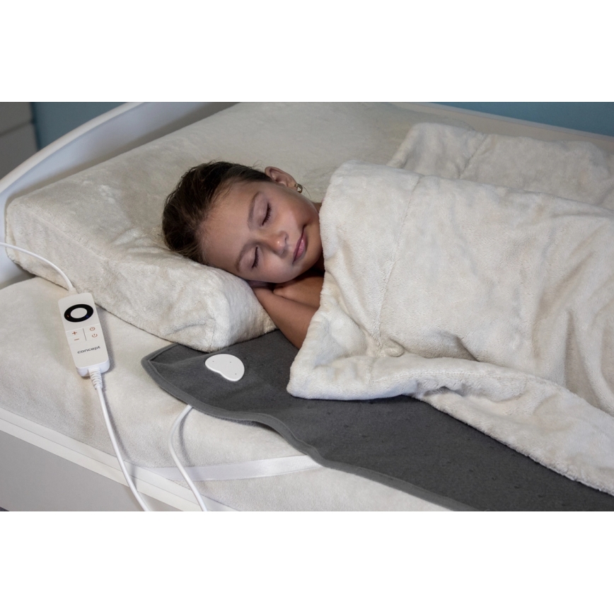 Concept DV7430 - Alfombrilla calefactora eléctrica 100 W/230 V 150 x 80 cm gris