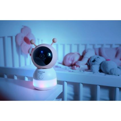 Concept KD4010 - Vigilabebés inteligente con monitor y sensor de movimiento SMART KIDO 4,5W/230V Wi-Fi beige