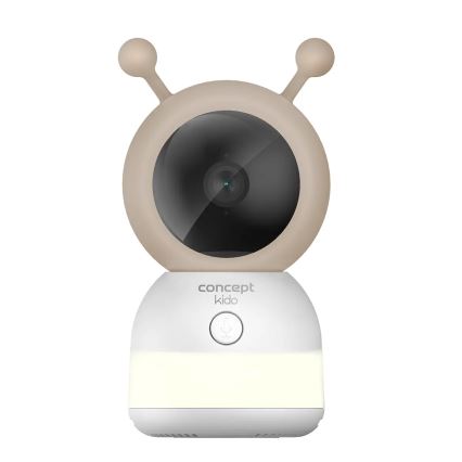 Concept KD4010 - Vigilabebés inteligente con monitor y sensor de movimiento SMART KIDO 4,5W/230V Wi-Fi beige