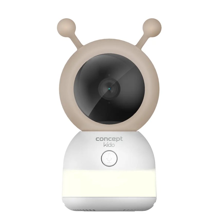 Concept KD4010 - Vigilabebés inteligente con monitor y sensor de movimiento SMART KIDO 4,5W/230V Wi-Fi beige