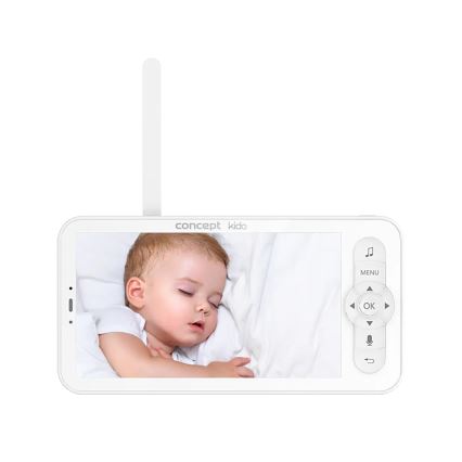 Concept KD4010 - Vigilabebés inteligente con monitor y sensor de movimiento SMART KIDO 4,5W/230V Wi-Fi beige