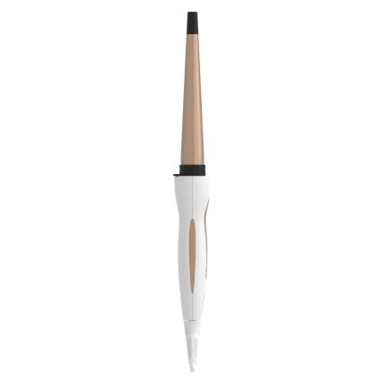 Concept KK2125 - Rizador cónico para cabello GLAM STYLE 42W/230V blanco/oro rosa