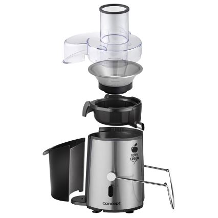 Concept LO7026 - Extractor de jugos centrífugo 1000W/230V negro/acero inoxidable