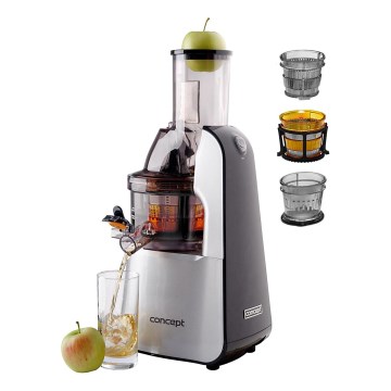 Concept LO7065 - Extractor de jugos de sinfín 3 en 1 240W/230V gris