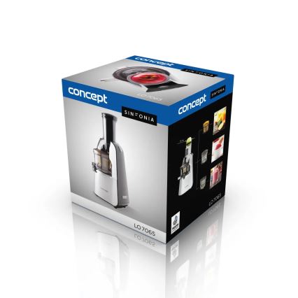 Concept LO7065 - Extractor de jugos de sinfín 3 en 1 240W/230V gris