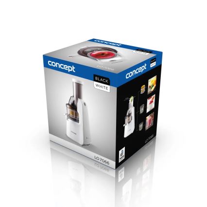 Concept LO7066 - Extractor de zumos masticador 3 en 1 240W/230V blanco