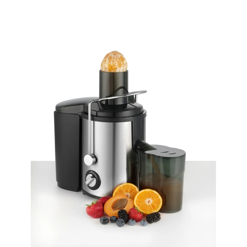 Concept LO7095 - Extractor centrífugo de jugos 1000W/230V negro/acero inoxidable