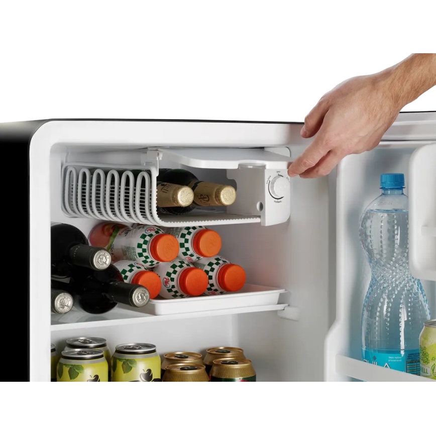 Concept LR2047bcN - Minibar retro 47 l negro