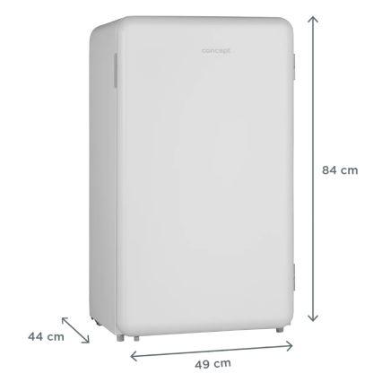 Concept LTR3047whN - Nevera retro 93 l blanca