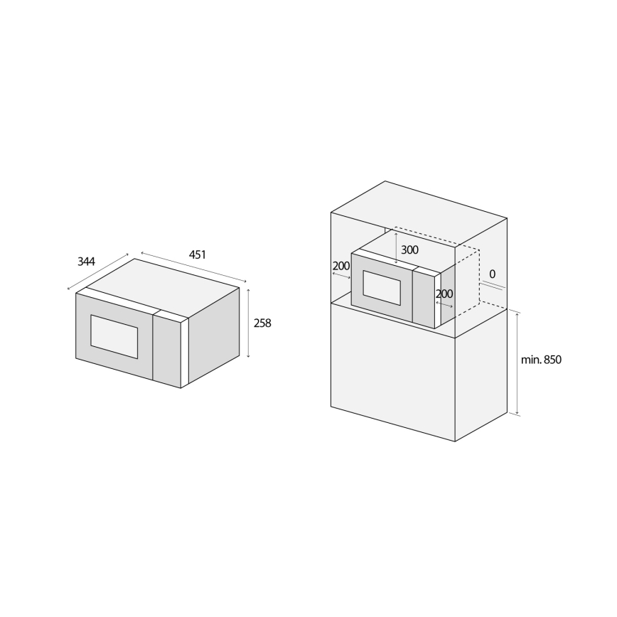 Concept MT4420wh - Microondas 800W/230V 20 l blanco