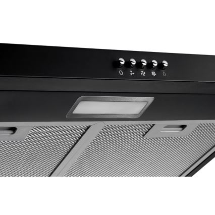 Concept OPP1260bc - Campana extractora bajo mueble 59,5 cm negra