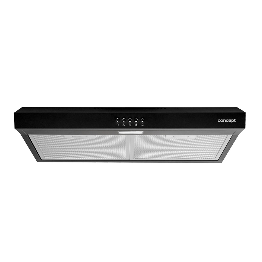 Concept OPP1260bc - Campana extractora bajo mueble 59,5 cm negra