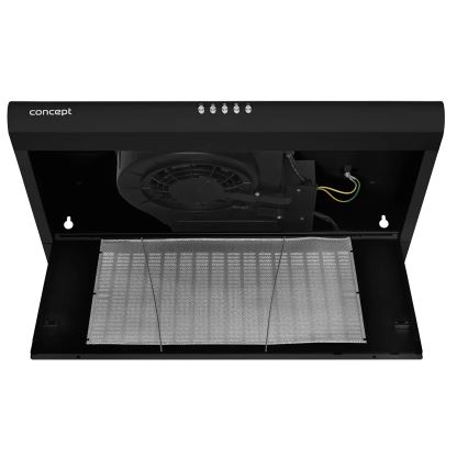 Concept OPP1360bc - Campana extractora bajo mueble 60 cm negra
