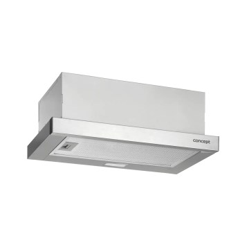 Concept OPV3150 - Campana extractora telescópica de 49,5 cm en acero inoxidable