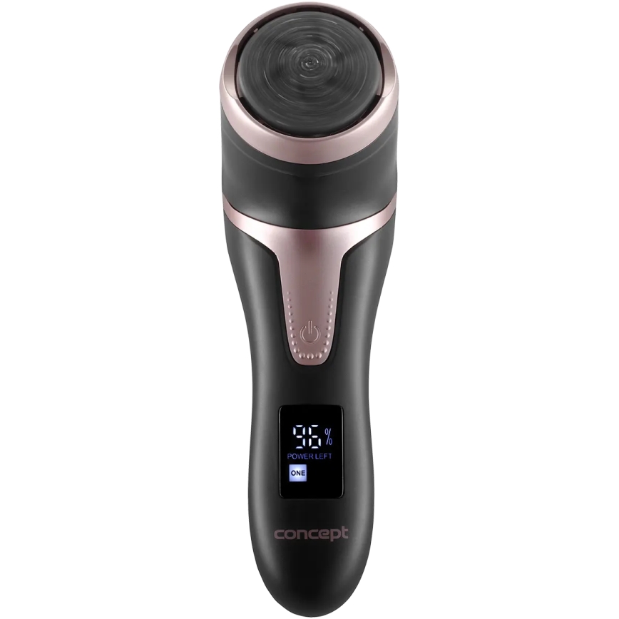 Concept PN3020 - Lima eléctrica para talones PERFECT SKIN 5V 1200 mAh IPX6 negro/oro rosa