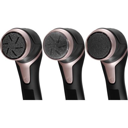 Concept PN3020 - Lima eléctrica para talones PERFECT SKIN 5V 1200 mAh IPX6 negro/oro rosa