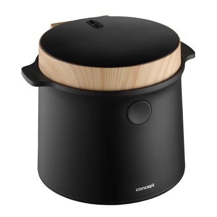 Concept RE4040 - Arrocera digital 2 en 1 450W/230V 2 l negro/acabado en madera