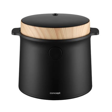 Concept RE4040 - Arrocera digital 2 en 1 450W/230V 2 l negro/acabado en madera