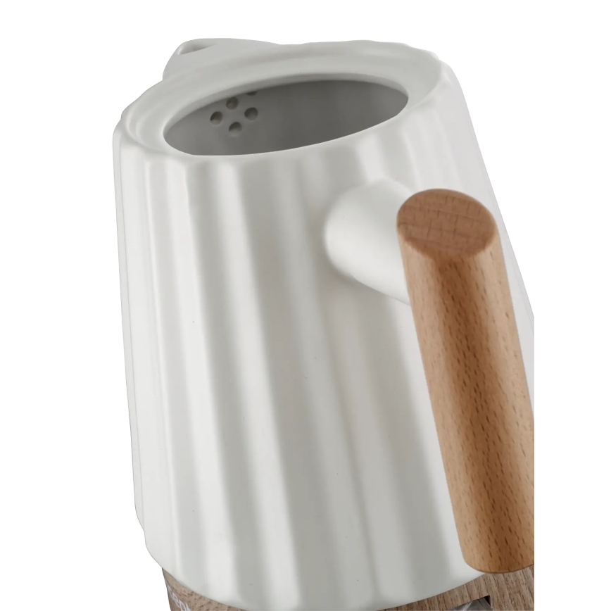Concept RK0090 - Hervidor eléctrico 1,5 l 1500W/230V blanco/efecto madera/cerámica