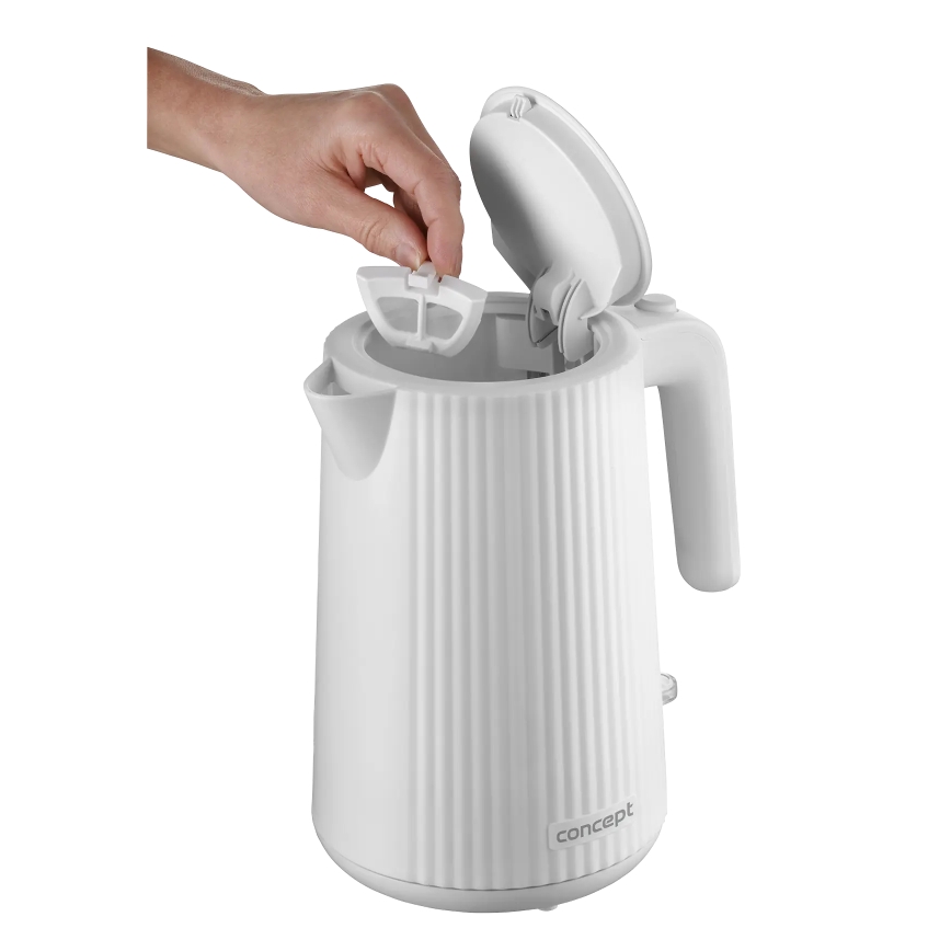 Concept RK2390 - Hervidor eléctrico 1,7 l 2200W/230V blanco
