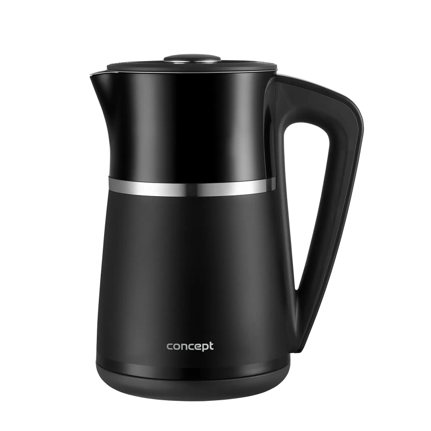 Concept RK3100 - Hervidor eléctrico con control de temperatura 1,7 l 2200W/230V negro