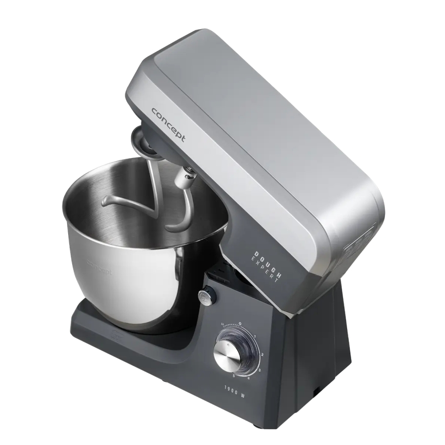 Concept RM6010 - robot planetario de cocina DOUGH EXPERT 1900W/230V antracita/acero inoxidable