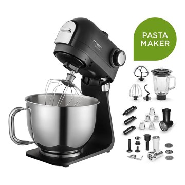 Concept RM8000 - Robot de cocina con recipiente de acero inoxidable, 1200 W/230 V, negro