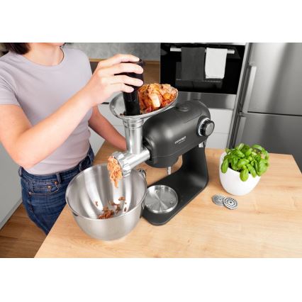 Concept RM8000 - Robot de cocina con recipiente de acero inoxidable, 1200 W/230 V, negro