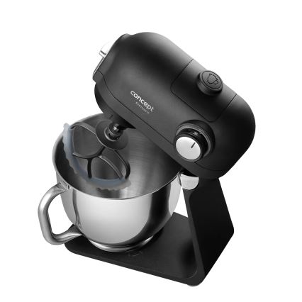 Concept RM8000 - Robot de cocina con recipiente de acero inoxidable, 1200 W/230 V, negro