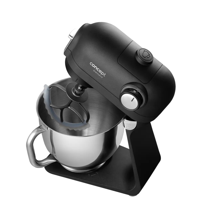 Concept RM8000 - Robot de cocina con recipiente de acero inoxidable, 1200 W/230 V, negro