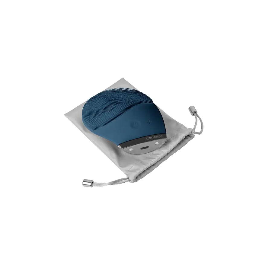 Concept SK9100 - Cepillo limpiador facial SONIVIBE 2W/5V 250 mAh IPX7 azul