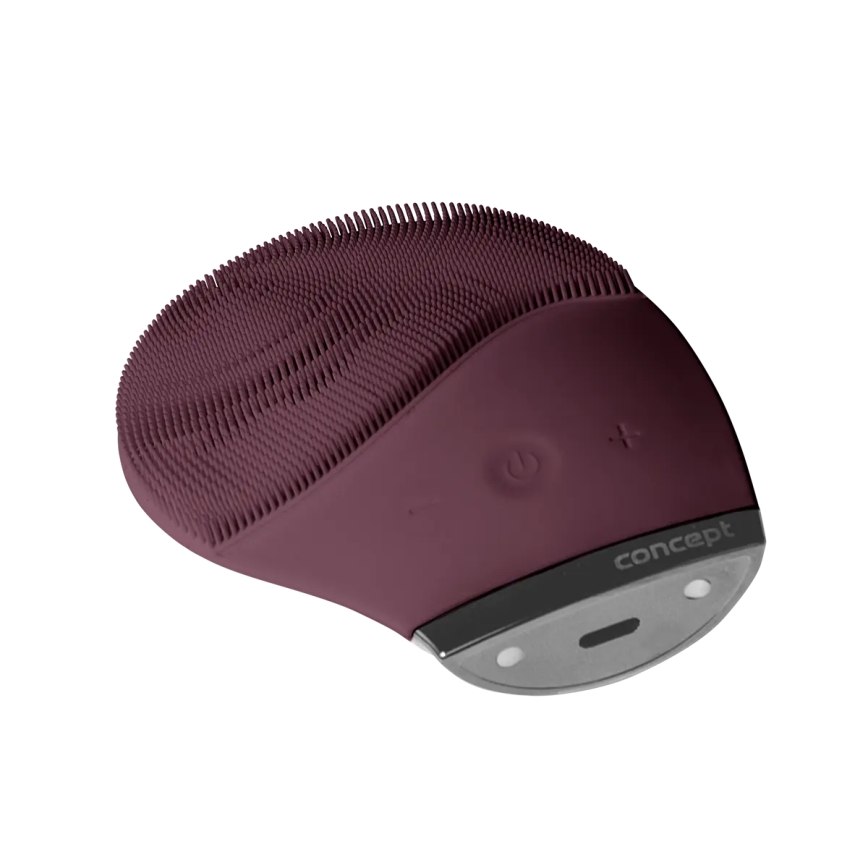 Concept SK9101 - Cepillo limpiador facial SONIVIBE 2W/5V 250 mAh IPX7 rojo