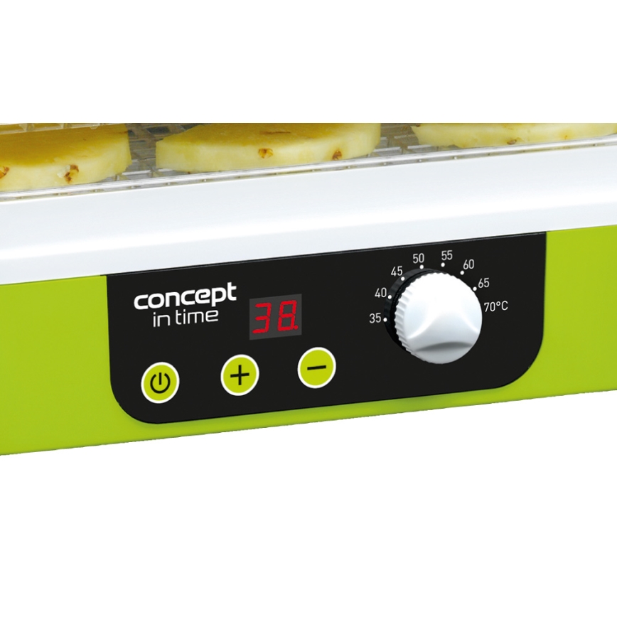 Concept SO1060 - Deshidratador de alimentos 260 W/230 V, verde