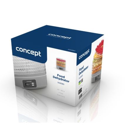 Concept SO2080 - Deshidratador de alimentos 260W/230V blanco