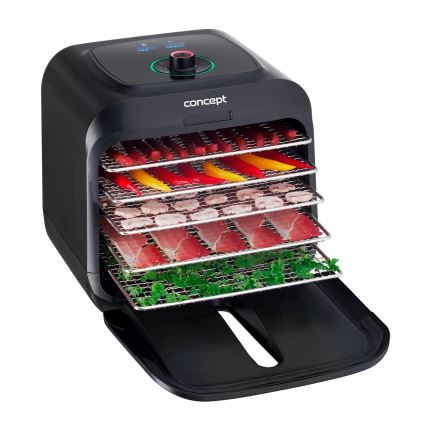 Concept SO4000 - Deshidratador de alimentos 500W/230V negro