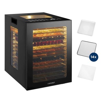 Concept SO5000 - Deshidratador de alimentos 850W/230V negro
